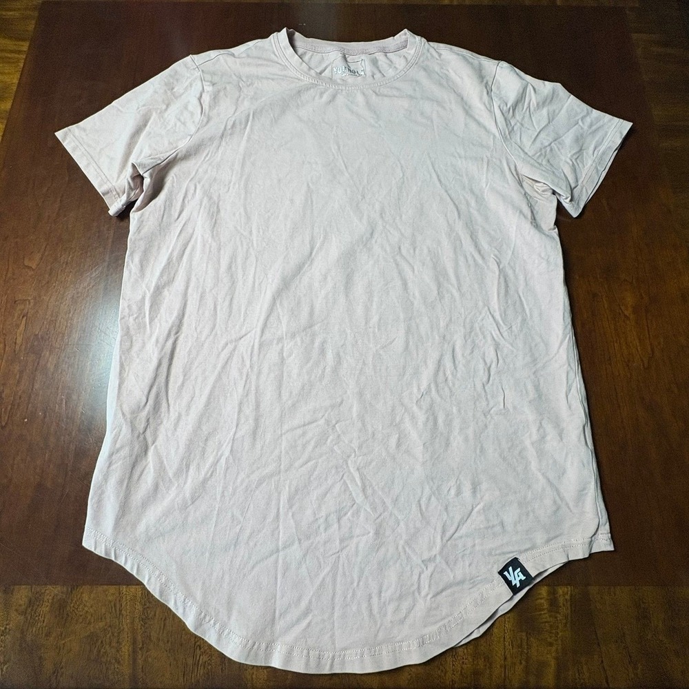YoungLA Essential Curved Hem T-Shirt Size Large Pink